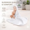 Comfy Cubs Hooded Baby Towels - 6 Layer, 100% Muslin Cotton - Large 32 x 32 Inch - 1-Pack Unisex - 4 of 4