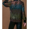 Women's Cause A Commotion Sequin Blouse - FLYING TOMATO - 2 of 4
