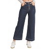 Women's Button Fly Ankle Wide Leg Jeans - RISEN - 4 of 4