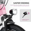 INFURNIC Bicycles 20 Inch Kids Mountain Bike with 7 Speeds and Dual Disc Brakes for Boys and Girls, Pink, 54.6"*20.7"*35" - 3 of 4