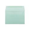 JAM Paper A9 Invitation Envelopes 5.75 x 8.75 Aqua Blue 50/Pack (157461i) 157461I - 2 of 4