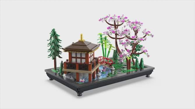 LEGO Icons Tranquil Garden Building Kit 10315, 2 of 8, play video