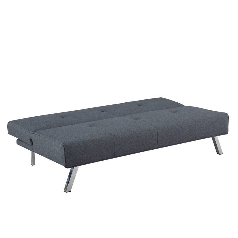 Sorenson Convertible Futon Sofa Bed Charcoal - Serta, 6 of 19