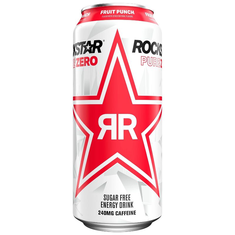 Rockstar Pure Zero Fruit Punch Energy Drink - 16 fl oz can, 4 of 6