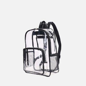 MKF Collection Cleo Clear PVC Backpack for Women Transparent Bag by Mia K - 1 of 4