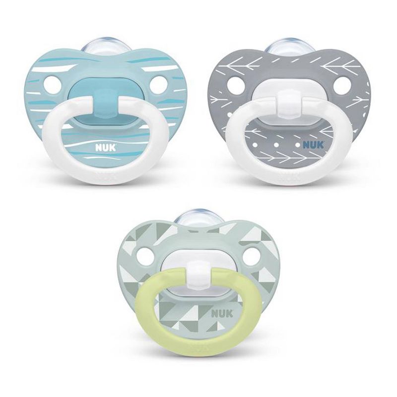 NUK Classic Pacifiers 18 Months + Value Pack - Neutral, 1 of 5