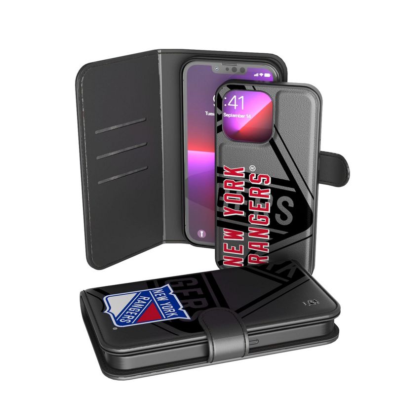 Keyscaper New York Rangers Monocolor Tilt Wallet Phone Case, 1 of 2