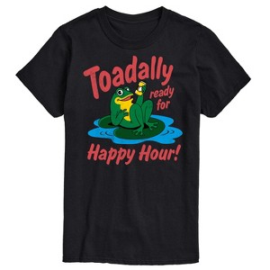 Men's - Instant Message - Toadally Ready For Happy Hour Short Sleeve Graphic T-Shirt - 1 of 4