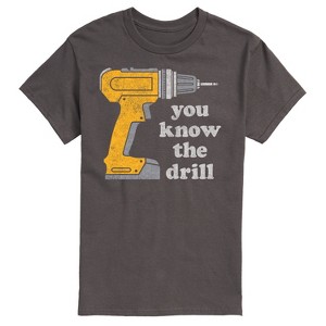 Men's - Instant Message - You Know The Drill Short Sleeve Graphic T-Shirt - 1 of 4