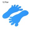 Unique Bargains PVC Waterproof Self-Adhesive Wall Footprint Sticker 12 Pair - 3 of 4