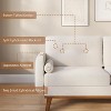65" Loveseat Sofa, Mid Century Modern Couch Comfy Love Seat Couches for Living Room, 2 Seater Deep Seat Couch Linen Upholstered Couches - 4 of 4