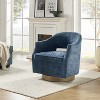 Eva Transition Upholstered Swivel Chair With Flared Arms | ARTFUL LIVING DESIGN - 3 of 4
