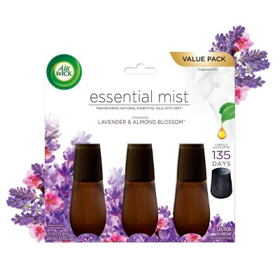Air Wick Essential Mist Triple Refill - Lavender and Almond Blossom - 2.01 fl oz