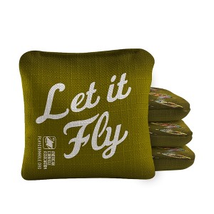 Skip's Garage | Let it Fly Synergy Pro Cornhole Bags (Set of 4) - 1 of 4