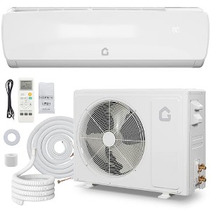 9000 BTU Ductless Split AC Heat Pump,Ultra-Quiet Inverter Air Conditioner System,3-in-1 Cooling Heating Dehumidifying with 10ft Pre-Charged Line Set - 1 of 4