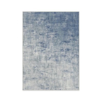 Ruggable Impasto Washable Modern Ombre Area Rug - Impasto Slate Blue 5 ...