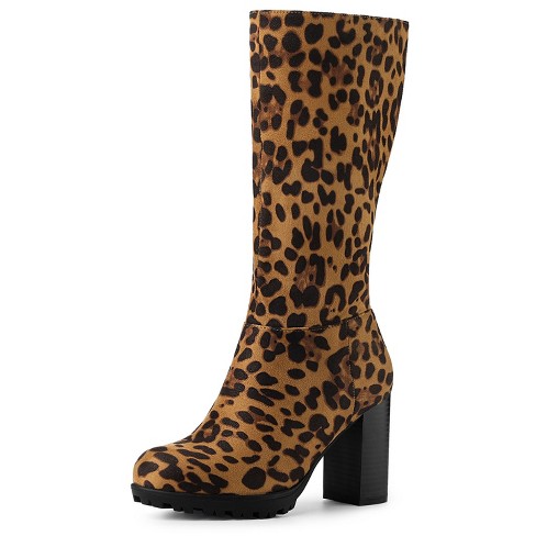 Cheetah print booties outlet target