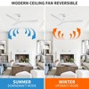 Parrot Uncle 56" Modern Propeller Ceiling Fan with Remote Control - 3 of 4