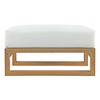 Modway Upland Outdoor Patio Teak Ottoman - 4 of 4