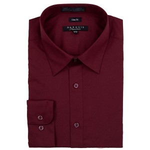 Marquis Men's Long Sleeve SLIM FIT Dress Shirt - 1 of 4