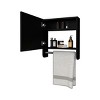 GlasFlength Decorative Wall Mirrors Bathroom Decor Cabinet Accent Mirror Vanity Medicine Cabinet Mirrors for Bathroom Wall, Black, 17.7"*5.7"*19.7" - 4 of 4
