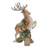 Fitz and Floyd Holiday Home Deer Candleholder - Green & Gold Festive Detailing, Collectible Reindeer for Seasonal Displays with Earthenware Build - 2 of 4