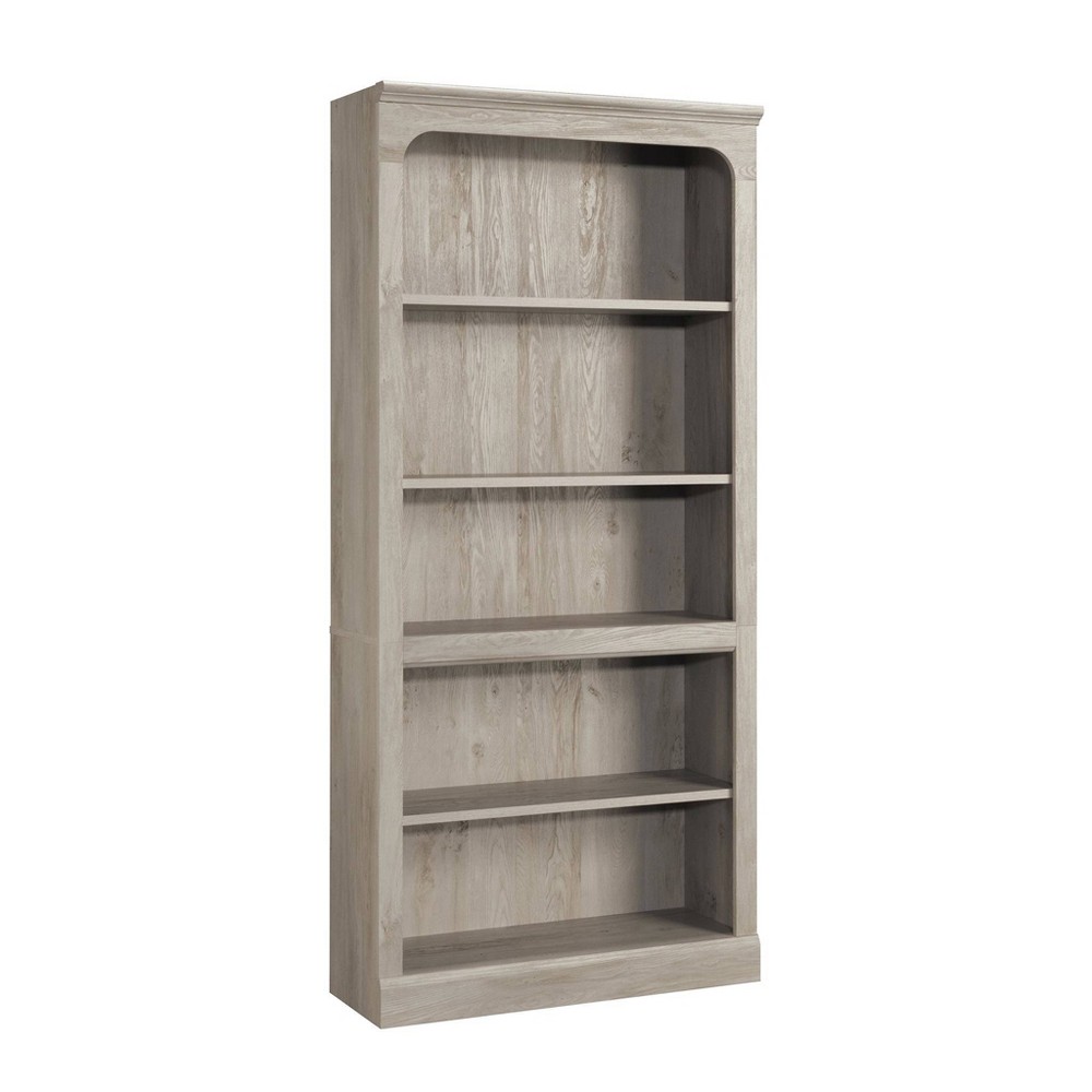 Sauder Arch 73"H 5 Shelf Bookcase Chalked Chestnut