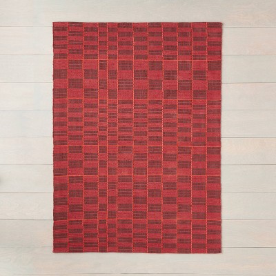 Backing Broken Striped Rug Red - Opalhouse™ designed with Jungalow™
