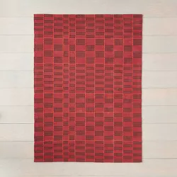 5'x7' Backing Broken Striped Rug Red - Opalhouse™ designed with Jungalow™