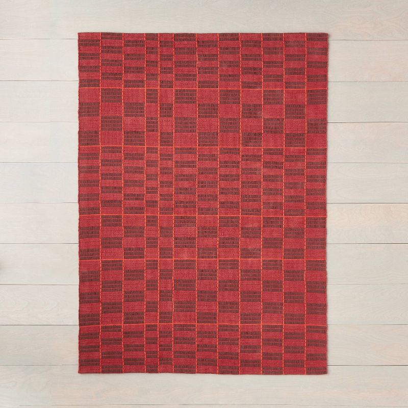 Backing Broken Striped Rug Red - Opalhouse™ designed with Jungalow™, 1 of 4