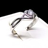 Christine Engagement Ring for Women Promise Heart Birthstone Cz Sterling Silver by Ginger Lyne - 3 of 4