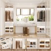 Besiost 50-In Freestanding Closet System Set with Wood Drawers, Closet Organizer with Shoe Rack and Cubbies Storage - 4 of 4
