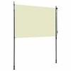 vidaXL Roller Blind Cream Polyester 78.7 x 106.3 in Height-Adjustable - 4 of 4
