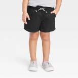 Toddler Girls' Woven Shorts - Cat & Jack™ Black