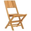 vidaXL Folding Garden Chairs 4 pcs 47x61x90 cm Solid Wood Teak - 4 of 4