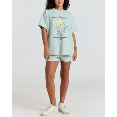 Samii Ryan | Smiley® Perspective Thermal Boxy Tee, Large, 4