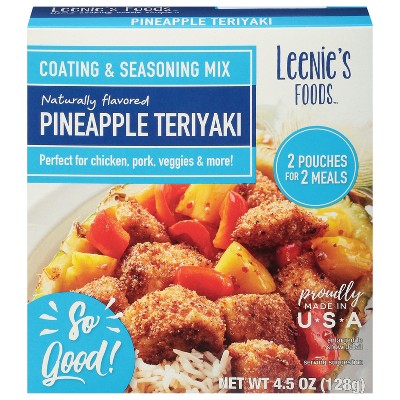 Leenie's Foods Pineapple Teriyaki Coating & Seasoning - Case of 6 - 1 EA