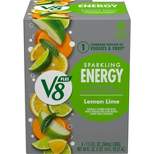 V8 Sparkling +Energy Lemon Lime Juice Drink - 4pk/11.5 fl oz Cans