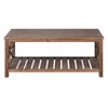 NicBex Modern 47.24" Rectangle Coffee Table with Strip Storage Shelf for Living Room and Office - 3 of 4