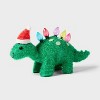 15" Incandescent Tinsel Dinosaur with Santa Hat Christmas Novelty Sculpture Light - Wondershop™ - 3 of 4