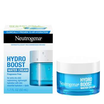 Neutrogena Hydro Boost Water Face Cream for Extra Dry, Sensitive and Acne Prone Skin - Fragrance Free -1.7 fl oz