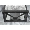 Progress Lighting Mac 1-Light Medium Wall Lantern, Ceramic, Black, Clear Water Glass Shade - 2 of 3