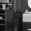 Dolonm 13 Gallon 50L Kitchen Foot Pedal Operated Soft Close Trash Can - Stainless Steel Rectangular Bustbin with 30 Garbage Bags - BLACK - 4 of 4