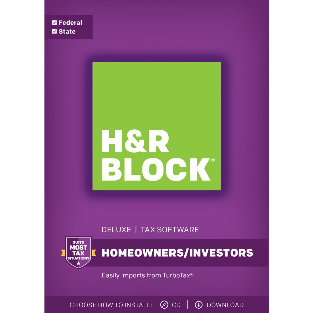 UPC 735290106063 product image for H&r Block Deluxe + State 2017 Tax Software | upcitemdb.com