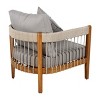 Set of 2 Outdoor Lounge Chairs with Acacia Wood and Handwoven Rope,Water Resistant Cushions for Patio,Porch or Garden–Maison Boucle - 4 of 4