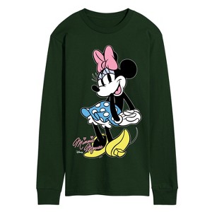 Men's - Disney - Minnie Mouse Pose- Men's Long Sleeve Graphic T-Shirt Long Sleeve Graphic T-Shirt - 1 of 2