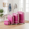 Polibi Vintage 4-Piece Expandable Hardshell Luggage Set with Cosmetic Case - 2 of 4