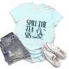 Simply Sage Market Spill The Tea Sis Boat Short Sleeve Tee - 3 of 4