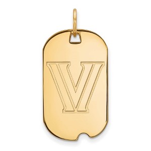 Black Bow Jewelry 10k Yellow Gold Villanova Wildcats NCAA Pendant - 1 of 3