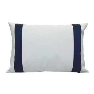 Versailles Valentina Ultra Soft Plush Decorative Throw Cushion Navy - 1 of 4